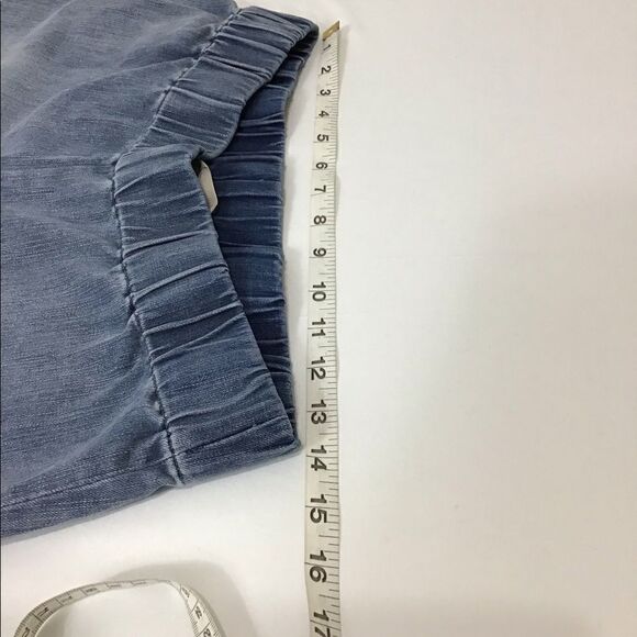 Soft Surroundings Pull-On Fringe Hem Crop Jeans - Picture 3 of 8